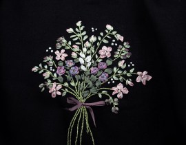 Silk ribbon embroidery by Judy Rand. Photo: J. Rand