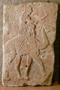 400px-Syrian_-_Slab_with_Dromedary_Rider_from_Tell_Halaf_-_Walters_2115